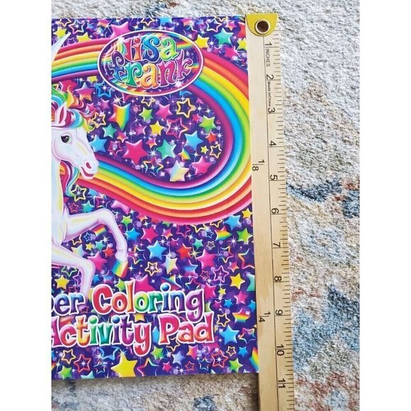 Lisa Frank Large Super Coloring & Activity Pad Book 16" x 11" 64 pgs Brand New - Picture 4 of 9